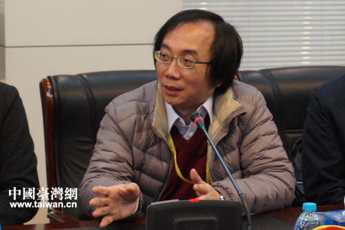 參訪團領隊、臺灣義守大學李長殷教授發言 參訪團領隊、臺灣義守大學李長殷教授發言