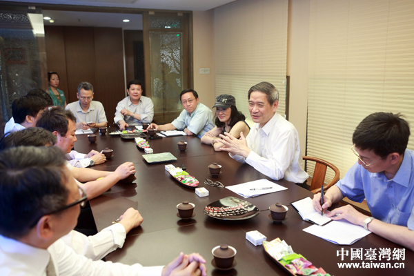 張志軍與在京臺商座談交流 張志軍與在京臺商座談交流