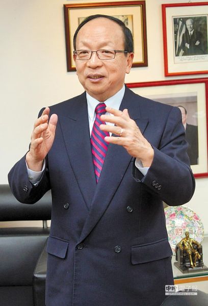 蔣經國之子、國民黨副主席蔣孝嚴認為,國民黨沒有分裂,反倒因為這件事,基層更加穩固。 圖片來源:臺灣《中時電子報》