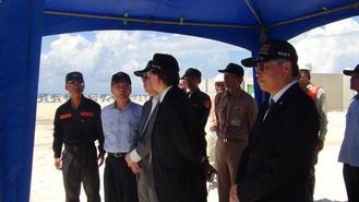 臺軍方今考察太平島新建碼頭工程首度曝光 臺軍方今考察太平島新建碼頭工程首度曝光