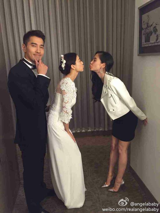 baby和高圓圓熱吻 baby和高圓圓熱吻