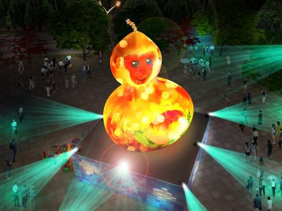 臺北燈節(jié)福祿猴遭吐槽:比春晚吉祥物更丑(圖) 臺北燈節(jié)福祿猴遭吐槽:比春晚吉祥物更丑(圖)