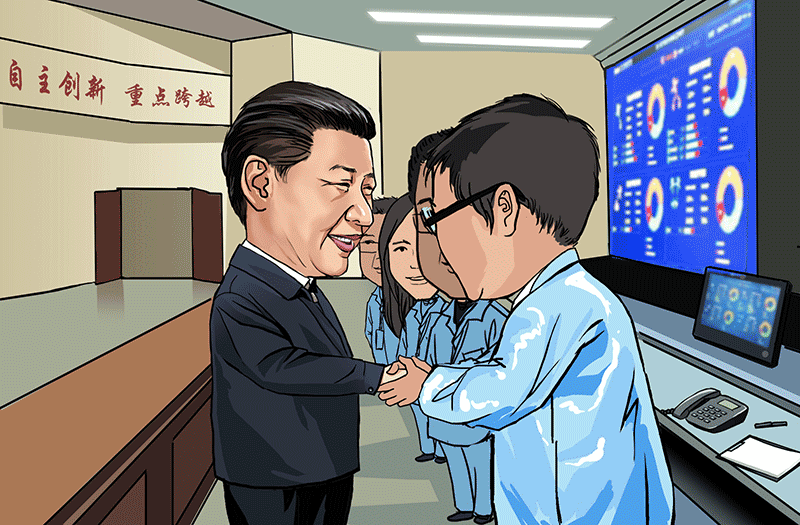 “習總書記考察中科大”漫評:在開放中推進自主創新 “習總書記考察中科大”漫評:在開放中推進自主創新