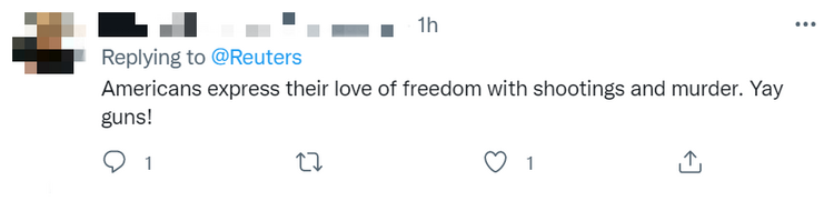 血腥“獨立日” 海外網友:美國是一部恐怖電影_fororder_槍支萬歲