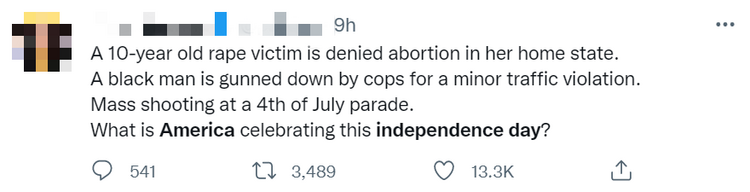 血腥“獨立日” 海外網友:美國是一部恐怖電影_fororder_槍擊案