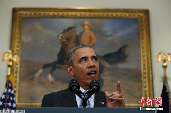 資料圖:美國總統奧巴馬。