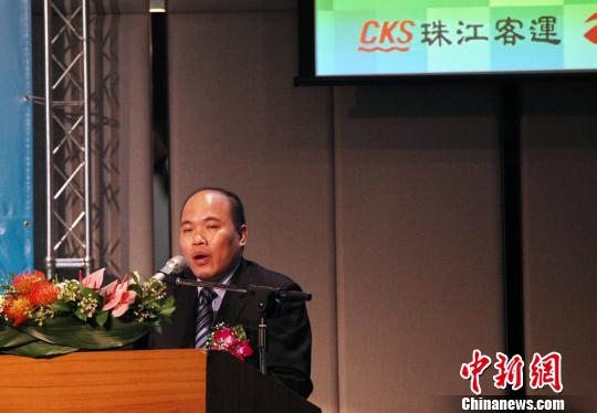 香港“海天聯運”業者在臺南臺中推介水上高速客運 香港“海天聯運”業者在臺南臺中推介水上高速客運